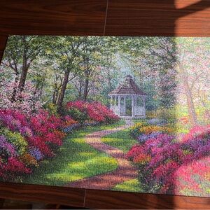 Scenic Garden Puzzle with Gazebo